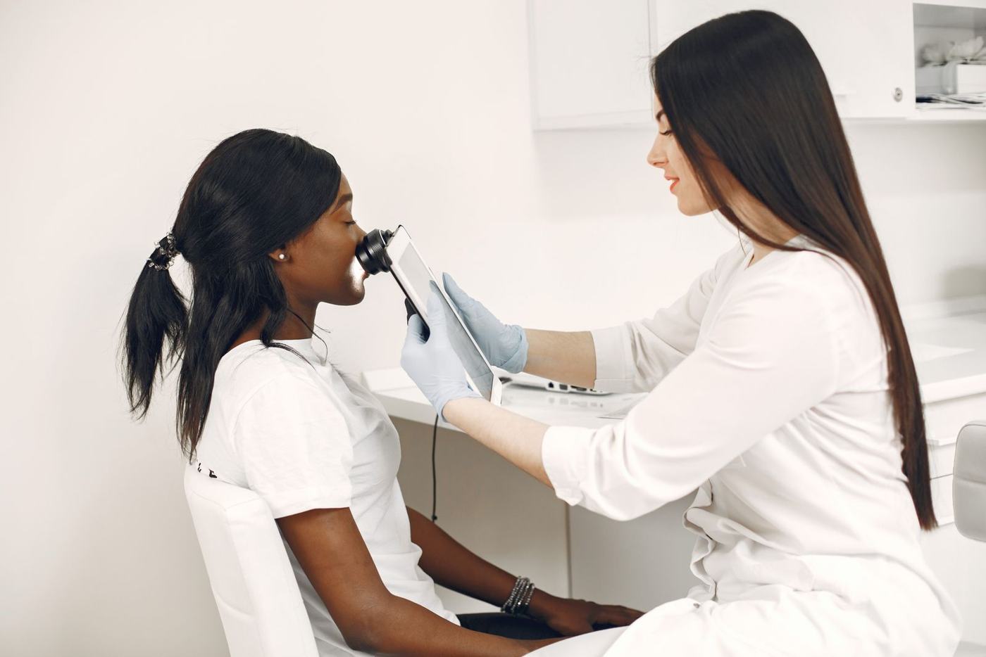 Consultation with a skin specialist